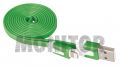 Kabel USB 2.0 A/M – I16P/M iPhone 5 1m zielony / SM7003G