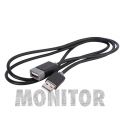 Kabel Hi-Speed USB 2.0 wtyk A/gniazdo A PROLINK Black PB467-0100 1m